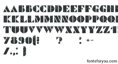CommandersGrunged font – army Fonts