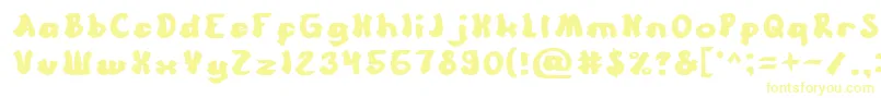 Cartoon Font – Yellow Fonts