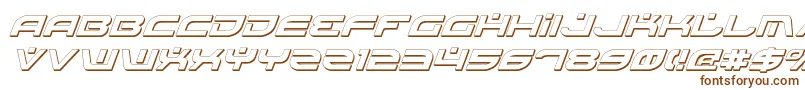 Шрифт BattlefieldShadowItalic – коричневые шрифты