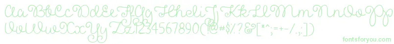 PrettyGirlsScriptDemo Font – Green Fonts