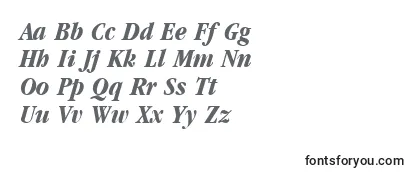 GarnetcondensedBoldItalic-fontti