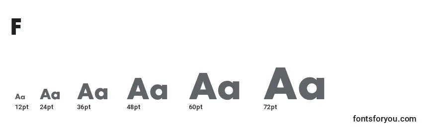 FusionBold Font Sizes