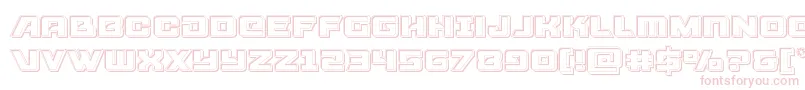 Aircruiserengrave Font – Pink Fonts on White Background