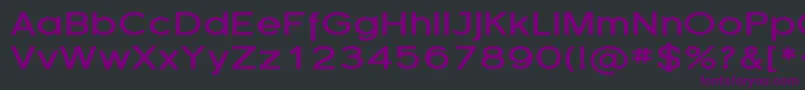 FlorencesansExpBold Font – Purple Fonts on Black Background
