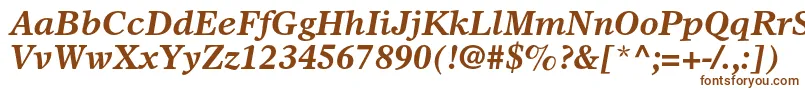 OlympianltstdBolditalic Font – Brown Fonts