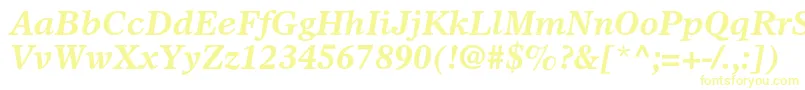 OlympianltstdBolditalic Font – Yellow Fonts