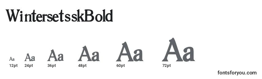 WintersetsskBold Font Sizes