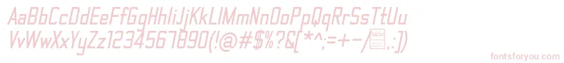 ThematicBoldItalicDemo Font – Pink Fonts