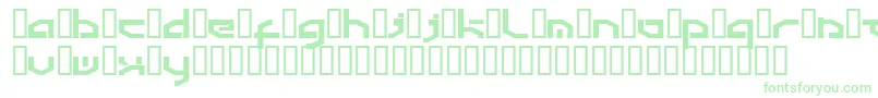 Detroit3k Font – Green Fonts on White Background