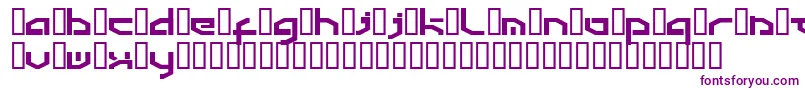 Detroit3k Font – Purple Fonts on White Background