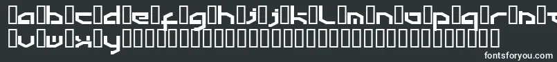 Шрифт Detroit3k – белые шрифты