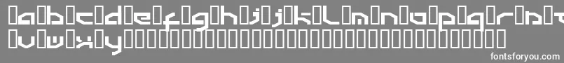 Detroit3k Font – White Fonts on Gray Background