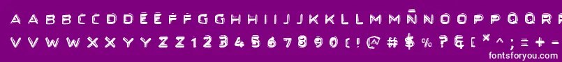 Secretfilesii Font – White Fonts on Purple Background