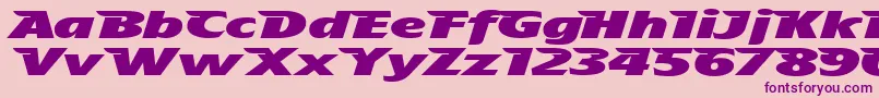 Theafhh Font – Purple Fonts on Pink Background
