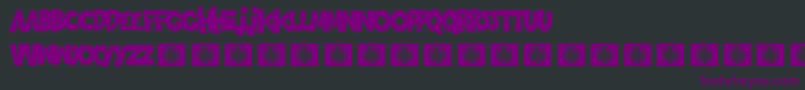 Goingmerry Font – Purple Fonts on Black Background