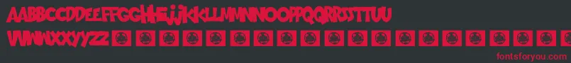 Goingmerry Font – Red Fonts on Black Background