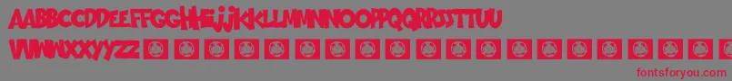 Goingmerry Font – Red Fonts on Gray Background