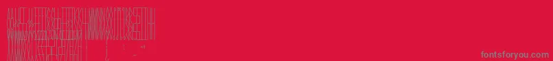 JmhCelaenoBook Font – Gray Fonts on Red Background
