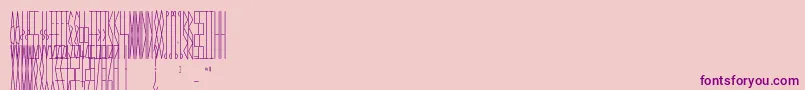 Fonte JmhCelaenoBook – fontes roxas em um fundo rosa