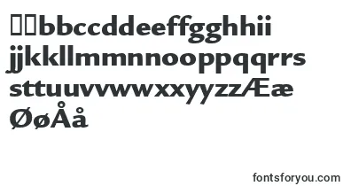 LegacySansMdOsItcTtUltra font – danish Fonts