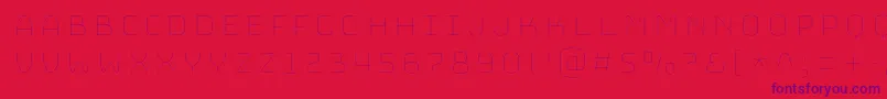 BungeeHairline Font – Purple Fonts on Red Background