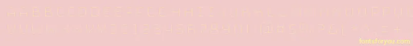 BungeeHairline Font – Yellow Fonts on Pink Background