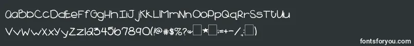 2peasBlueberryPieフォントについての詳細 フォント2peasBlueberryPie – 白い文字