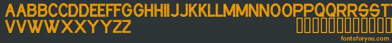 Saiba mais sobre a fonte CfindustrialfabricsRegular Fonte CfindustrialfabricsRegular – fontes laranjas em um fundo preto