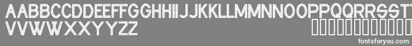 CfindustrialfabricsRegular Font – White Fonts on Gray Background