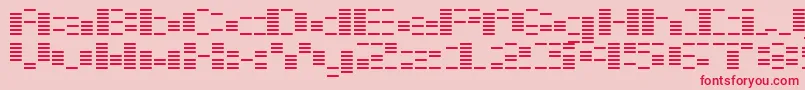 フォントOtoChou – ピンクの背景に赤い文字