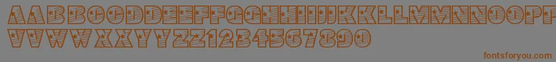 More about Prima Font Prima Font – Brown Fonts on Gray Background