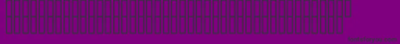 Шрифт McsFarisyHorWave – чёрные шрифты на фиолетовом фоне