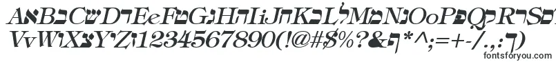 HebrewItalic-fontti – Fontit Corel Draw'lle