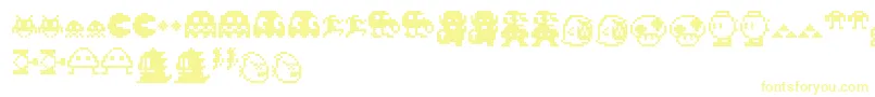 フォントPixelcharas – 黄色のフォント