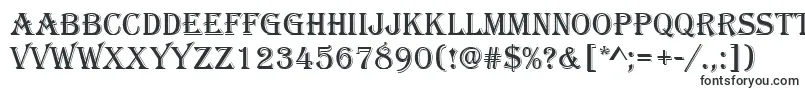 Шрифт Algerian – цифровые шрифты