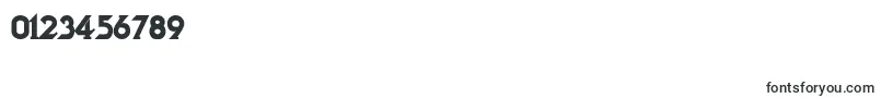 TrekkiesskBold Font – Fonts for Numbers and Digits