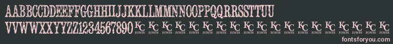 More about Serialpublicationdemo Font Serialpublicationdemo Font – Pink Fonts on Black Background
