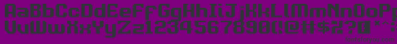 Шрифт Davaximukam – чёрные шрифты на фиолетовом фоне
