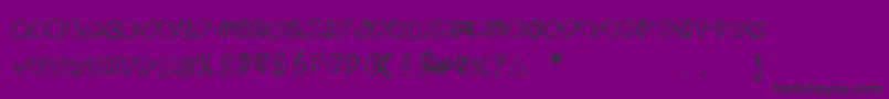 Bolddednick Font – Black Fonts on Purple Background