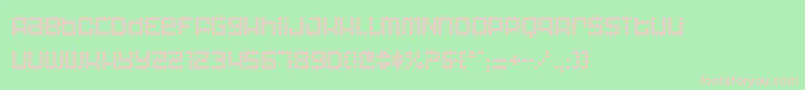 Astronau Font – Pink Fonts on Green Background