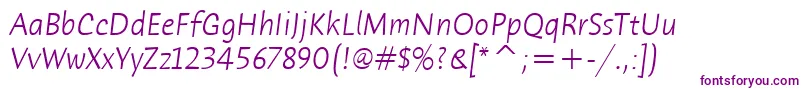 HumanaSansItcTtLightitalic Font – Purple Fonts