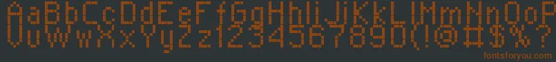 Lisätietoja RPlaza8-fontista RPlaza8-fontti – ruskeat fontit mustalla taustalla