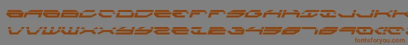 fuente TaskforceLaserItalic – Fuentes Marrones Sobre Fondo Gris