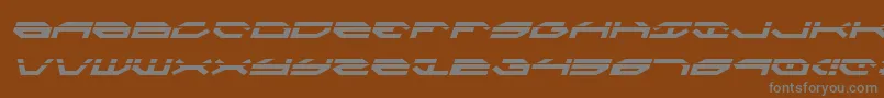 fuente TaskforceLaserItalic – Fuentes Grises Sobre Fondo Marrón