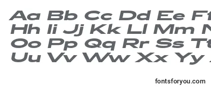 Review of the Zeppelin52BoldItalic Font
