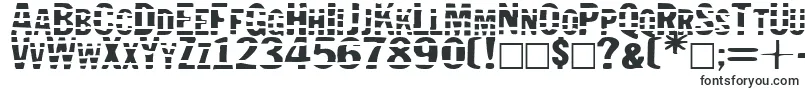 Шрифт Jailbird – декоративные шрифты
