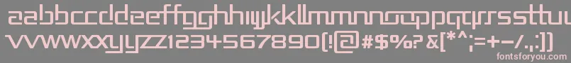 Repub2 Font – Pink Fonts on Gray Background