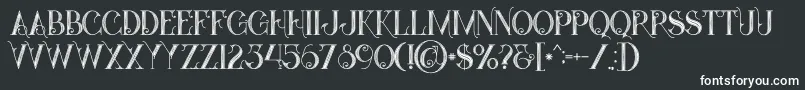 Starblackinline Font – White Fonts on Black Background