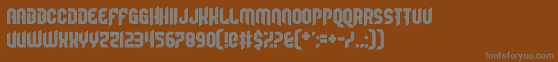 Шрифт Camaraderie – серые шрифты на коричневом фоне