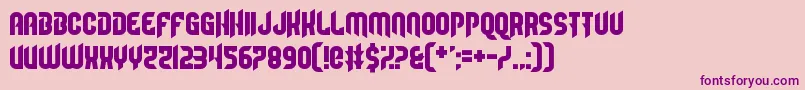 Camaraderie Font – Purple Fonts on Pink Background